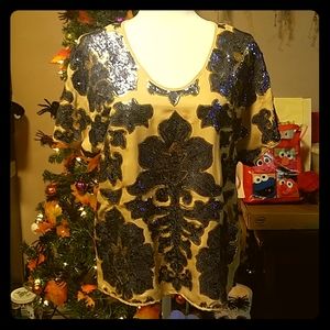 Neiman Marcus by Target Sequined Top